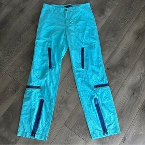 Ralph Lauren Vintage Track Joggers 90s style hip hop wide leg Pants 100% cotton